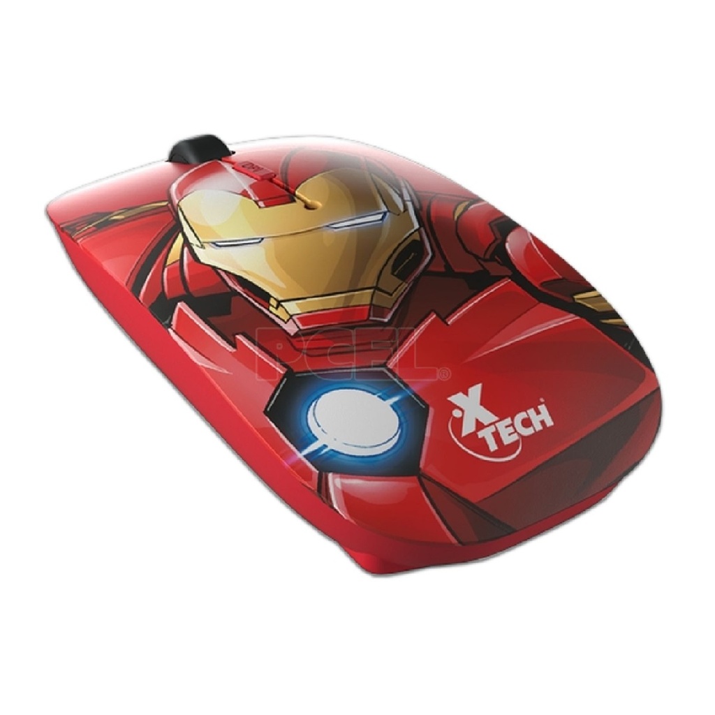 MOUSE XTECH XTM-M340IM USB 3 BOTONES 1000DPI MARVEL IRON MAN