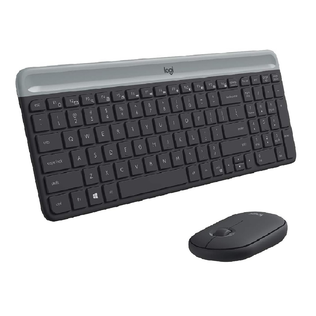 MOUSE+TECLADO LOGITECH MK470 BLUETOOTH 3 BOTONES MULTIDISPOSITIVO ESPAÑOL NEGRO