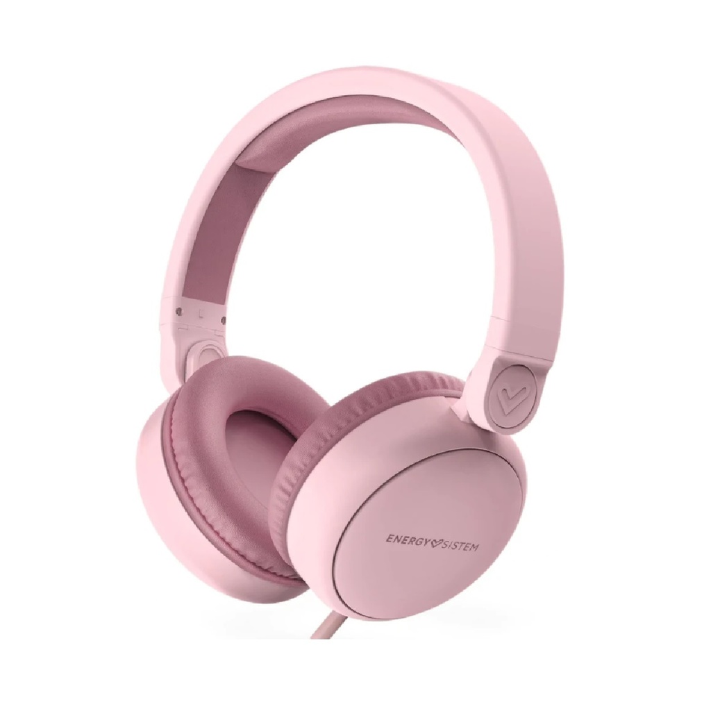 AUDIFONOS ENERGY SISTEM STYLE1 1*3.5MM MIC PLEGABLE ROSADO