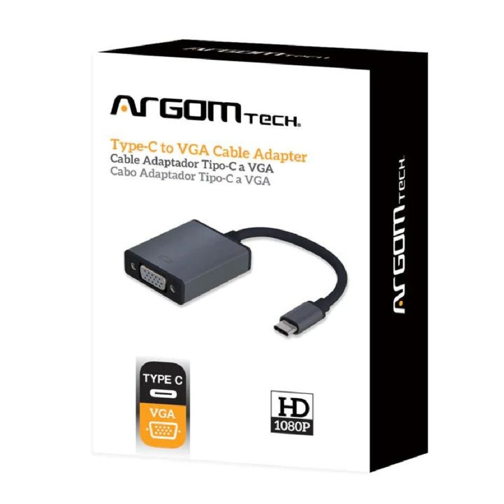 ADAPTADOR ARGOM ARG-CB-0043 1*USB-C A 1*VGA M/H