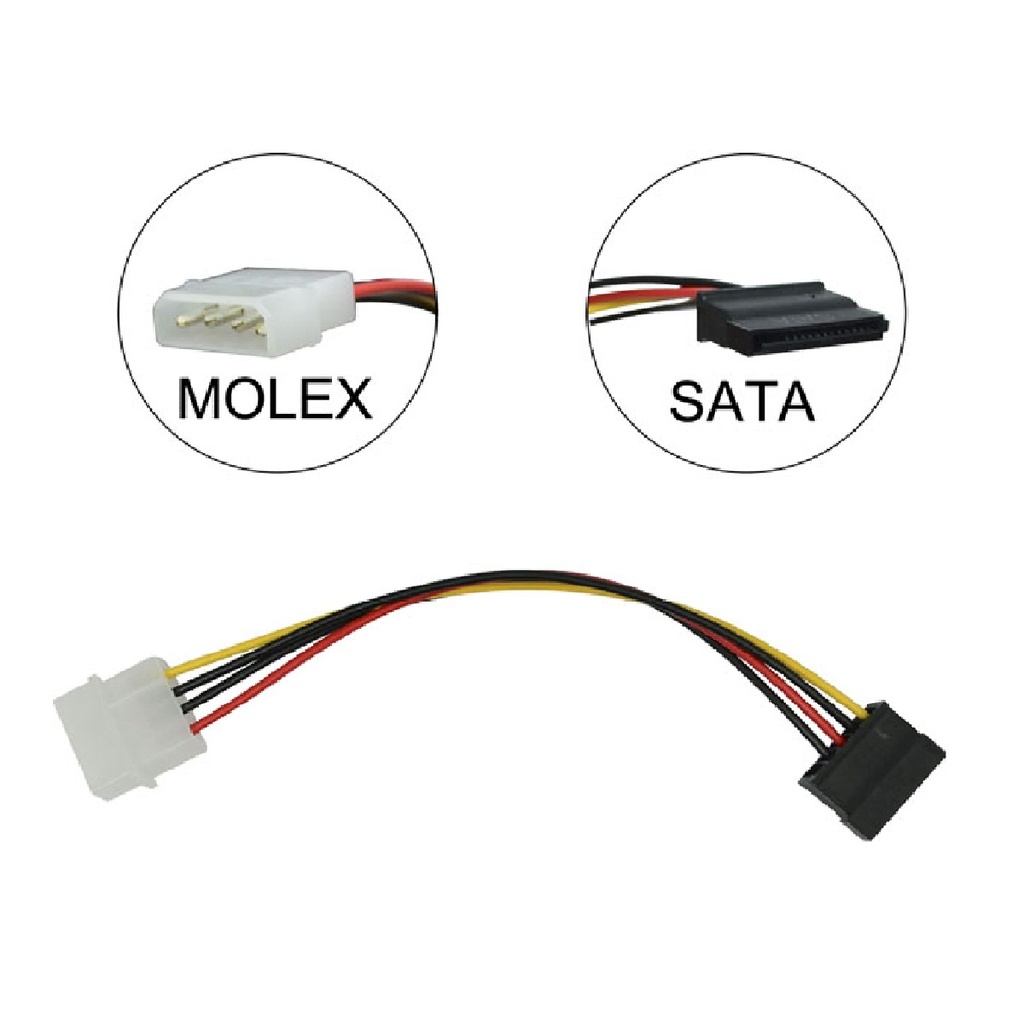 ADAPTADOR HAVIT MOLEX - SATA 18CM