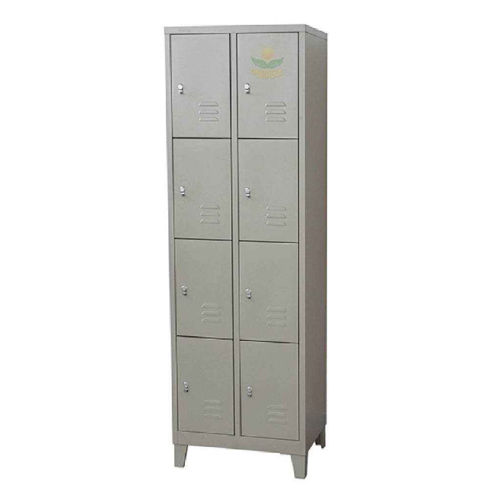 LOCKER METALICO DORS F-15 8 PUERTAS DE CANDADO 183CM*58CM*40CM