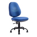 SILLA SECRETARIAL DORS DC-26 C/BRAZO NEGRO/AZUL