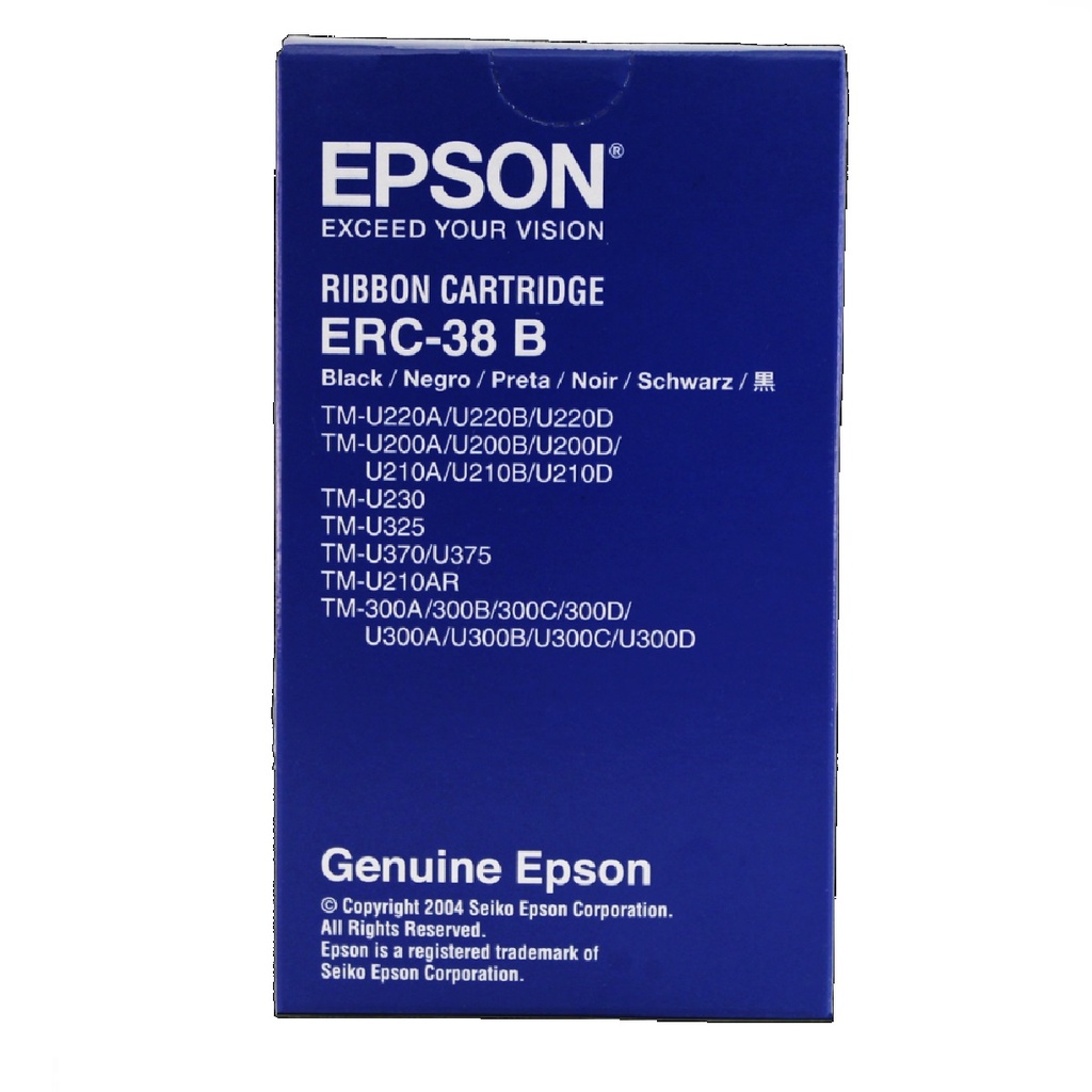 CINTA EPSON ERC-38B NEGRA TM-U220