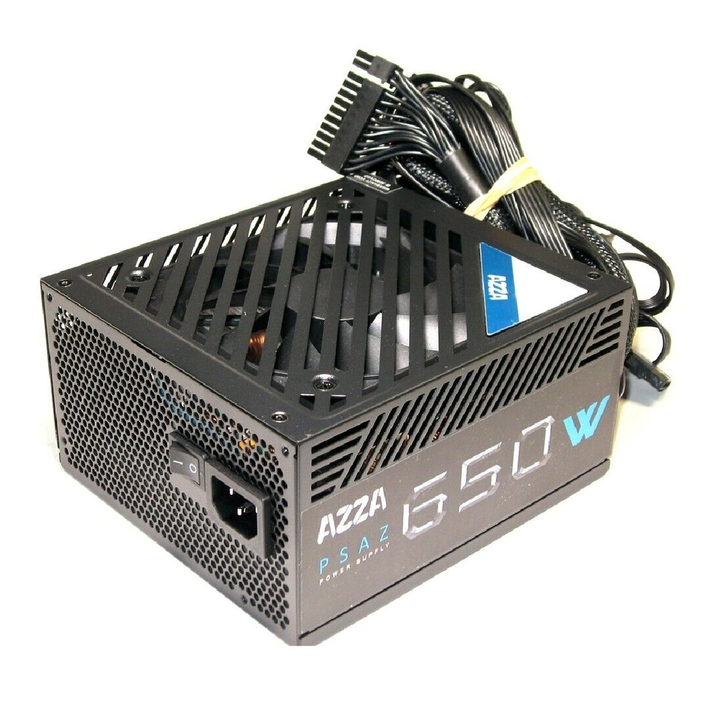 FUENTE DE PODER AZZA PSAZ-650W 650W 80+ BRONCE