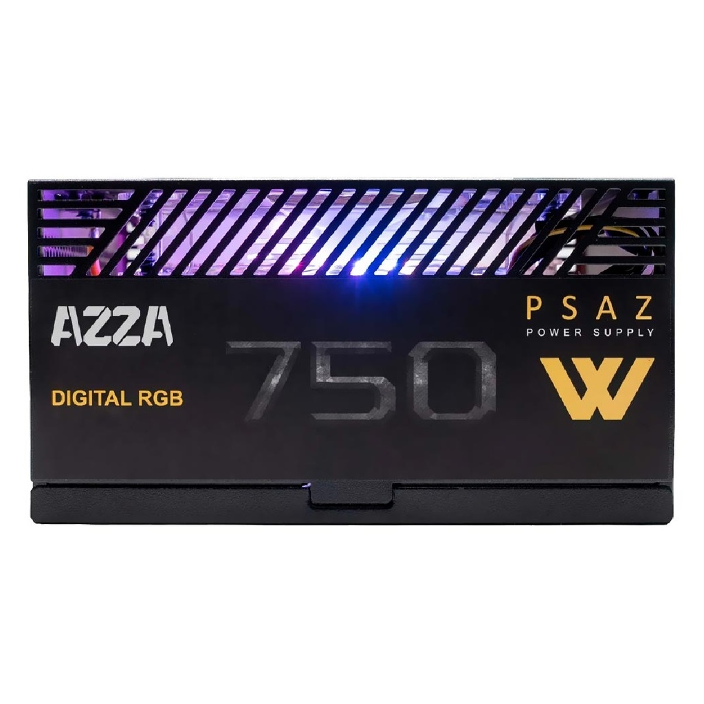 FUENTE DE PODER AZZA PSAZ-750W ARGB 750W 80+ RGB BRONCE