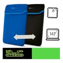 FUNDA KLIP XTREME KNS-214BL 14" REVERSIBLE NEGRO/AZUL