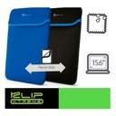 FUNDA KLIP XTREME KNS-415BL 15.6" REVERSIBLE AZUL/NEGRO