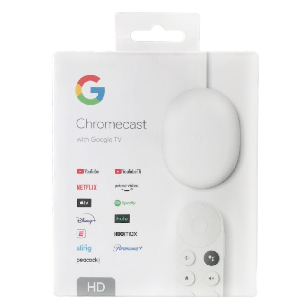 GOOGLE CHROMECAST CON GOOGLE TV 2020 HD GA03131-US CONTROL REMOTO