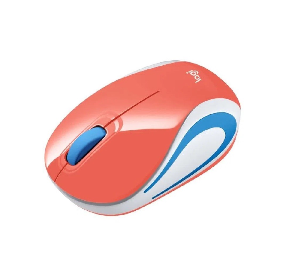 MOUSE LOGITECH M187 INALAMBRICO 3 BOTONES 1000DPI CORAL