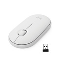 MOUSE LOGITECH M350 PEBBLE BLUETOOTH 3 BOTONES 1000DPI BLANCO