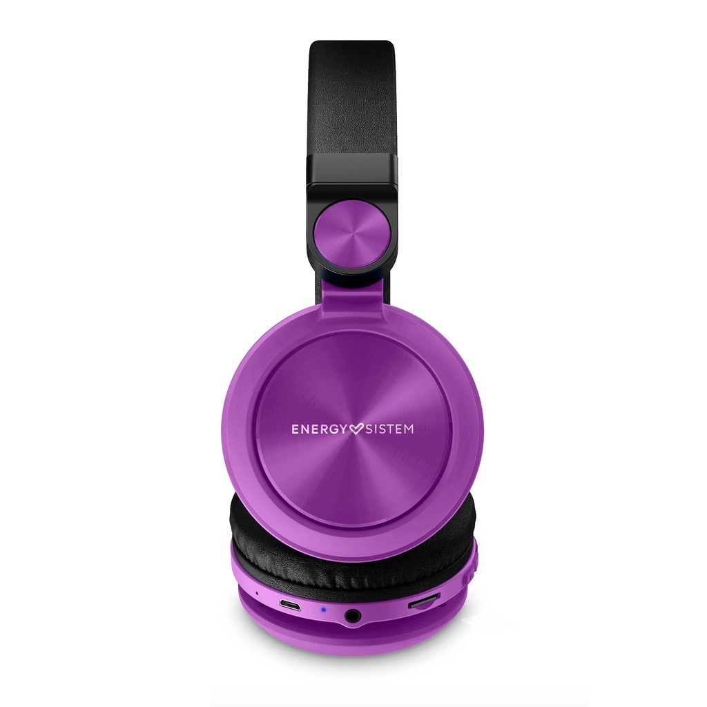 AUDIFONOS ENERGY SISTEM URBAN 2 BLUETOOTH FM 1*MICROSD MORADO