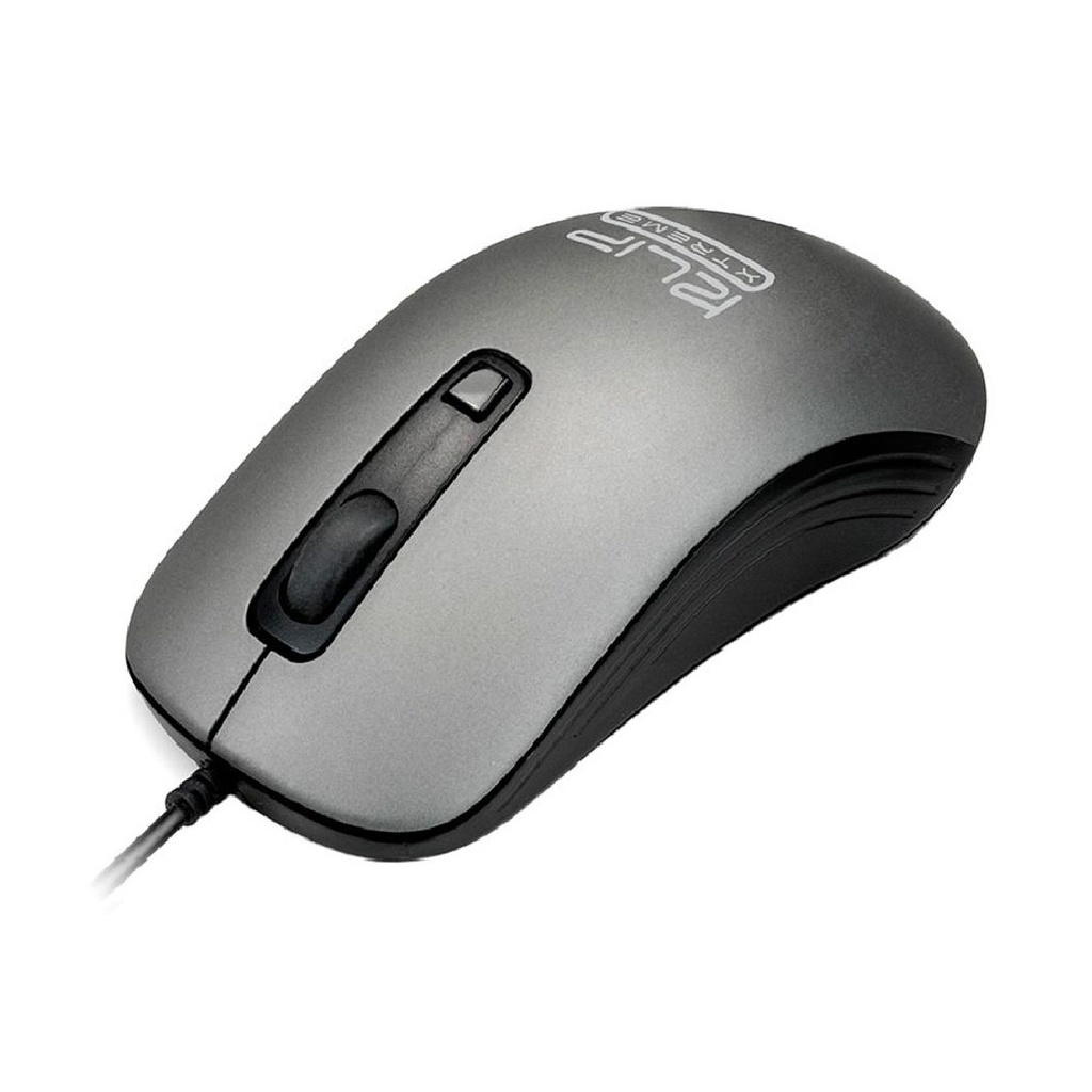 MOUSE KLIP XTREME SHADOW KMO-111 GRIS USB-A 1600DPI