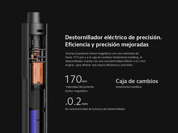 DESTORNILLADOR XIAOMI MI ELECTRIC PRECISION SCREWDRIVER 24 PIEZAS