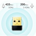 USB WIFI TP-LINK ARCHER T2U NANO AC 600MB/S