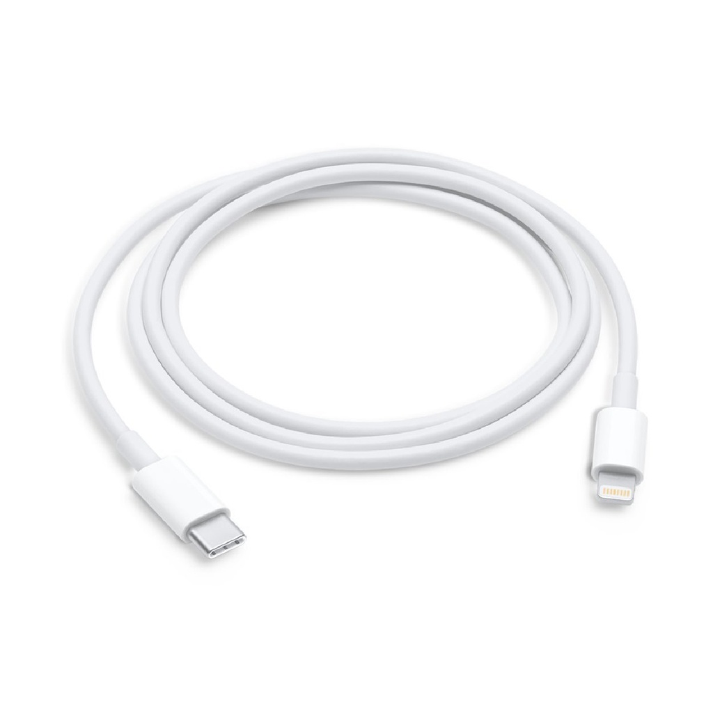 CABLE IPHONE VCOM USB-C - LIGHTNING 18W 1MTS PLANO BLANCO