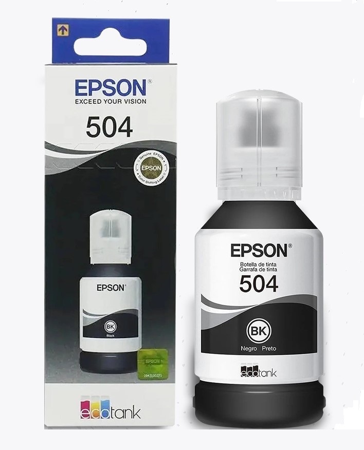 TINTA DE RELLENO EPSON 504 NEGRO 127ML