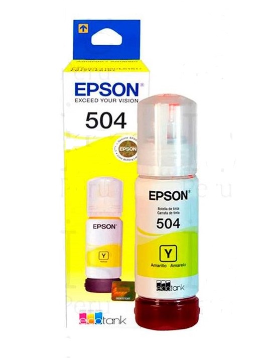 TINTA DE RELLENO EPSON 504 AMARILLO 70ML