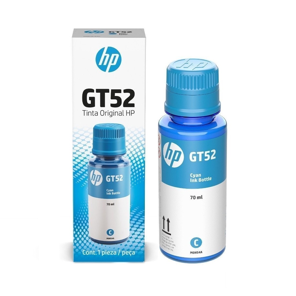 TINTA RELLENO HP GT52 CIAN 70ML