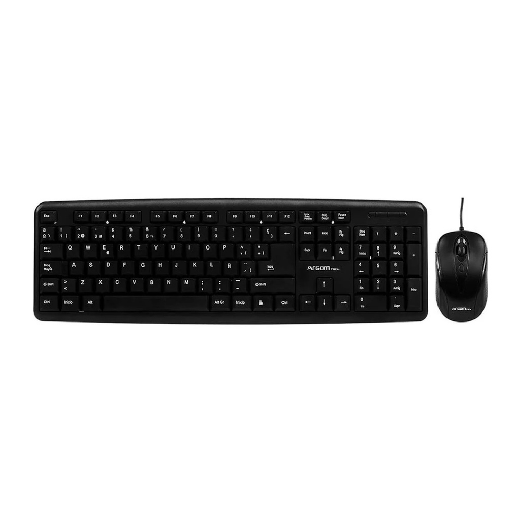 MOUSE+TECLADO ARGOM ARG-KB-7418 USB ESPAÑOL