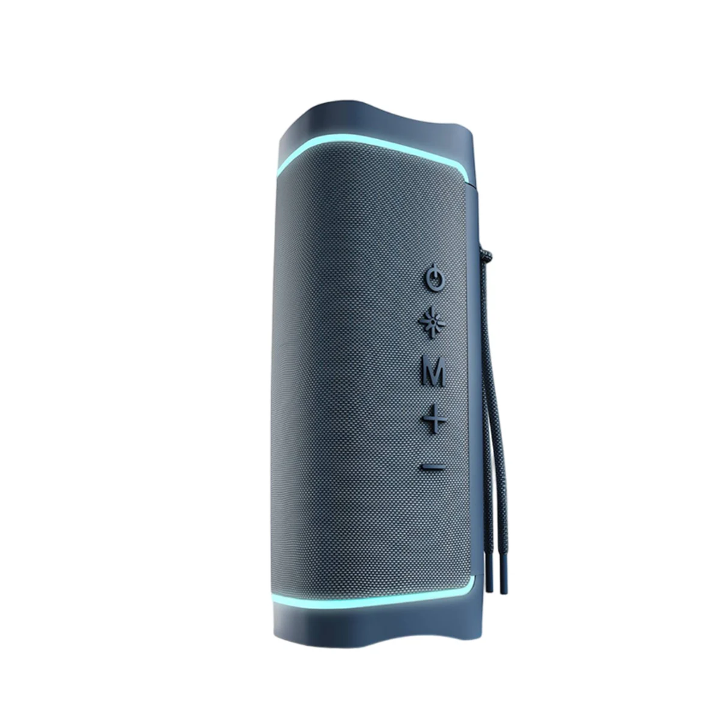 PARLANTE PORTABLE ENERGY SISTEM YUME ECO 15W RMS BLUETOOTH MICROSD IP67 RGB AZUL