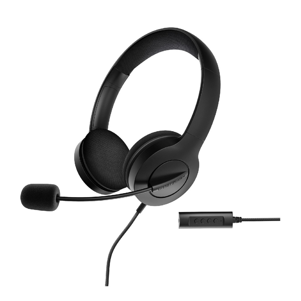 HEADSET ENERGY SISTEM OFFICE 3 1*3.5MM  ADAPT 1*USB-A CONT/VOLUMEN