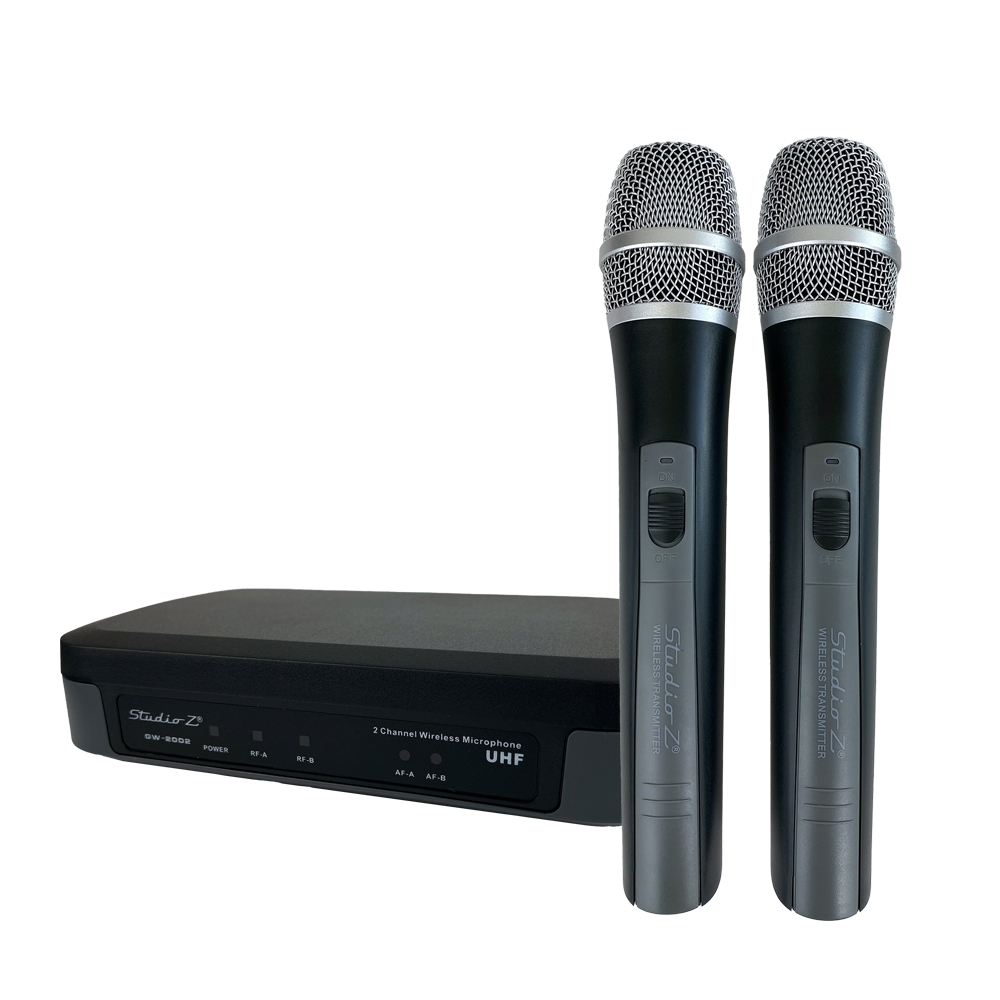 MICROFONO INALAMBRICO DOBLE STUDIO Z GW-2002 UHF