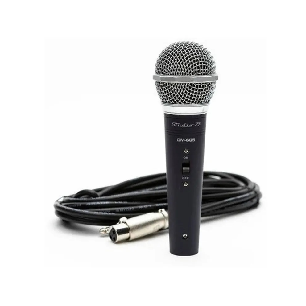 MICROFONO CON CABLE STUDIO Z DM-605 XLR A 1/4 C/ESTUCHE