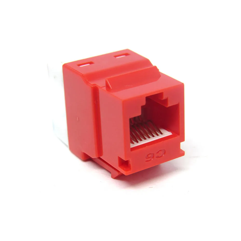 JACK RJ45 FURUKAWA 35030628 CAT6 ROJO HEMBRA