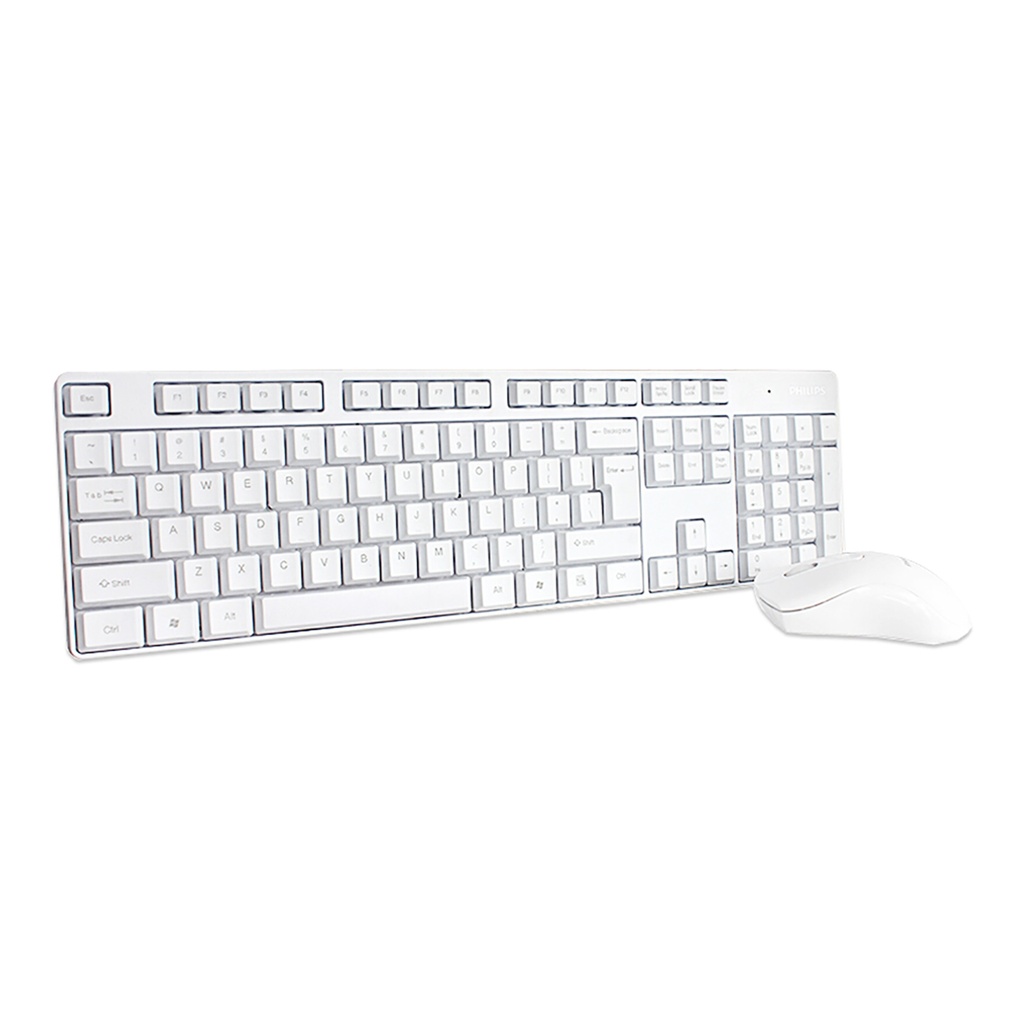 MOUSE+TECLADO PHILIPS SPT6501W/00 INALAMBRICO COMPACTO ESPAÑOL BLANCO