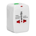 ADAPTADOR CORRIENTE ARGOM ARG-AC-0297WT 110V DE VIAJE MULTIPLE CONECTORES