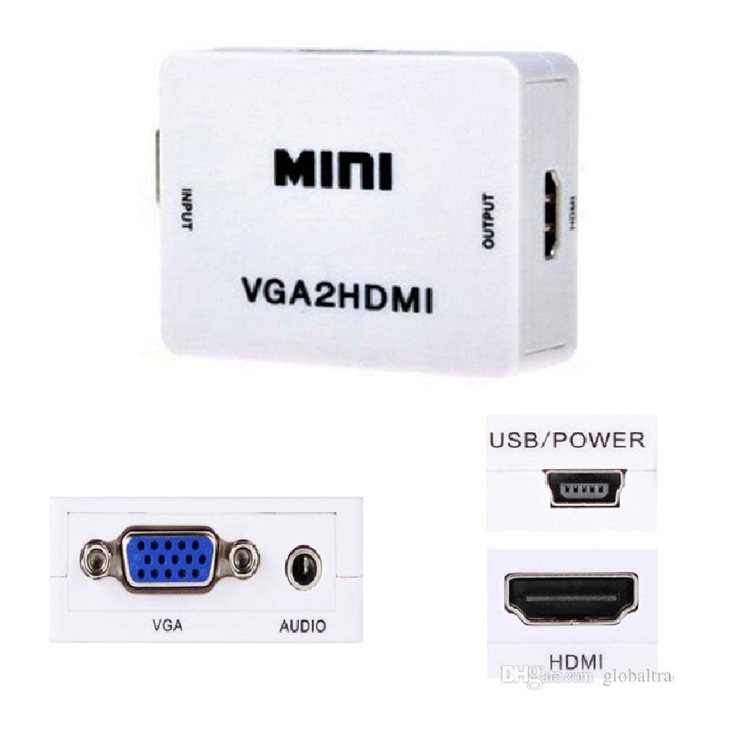 ADAPTADOR GEN EF-202025 1*VGA A 1*HDMI H-H 1080P