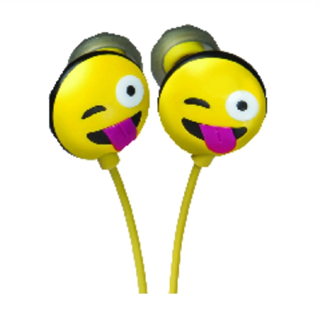 AUDIFONOS JAMOJI HX-EPEM01 EMOJIS 3.5MM PARA NIÑOS C/MIC GUIÑO