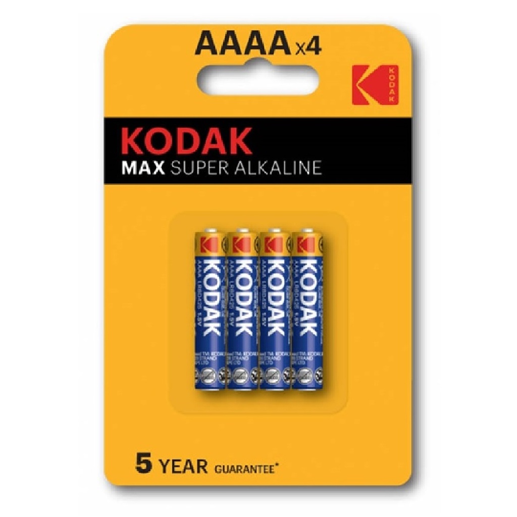 BATERIA AAAA KODAK ALCALINA LR8D425 4UND