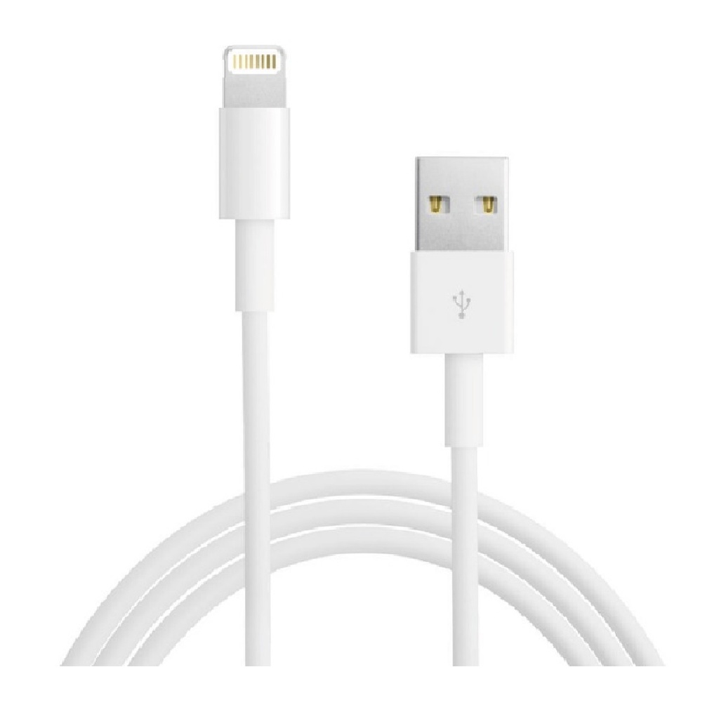 CABLE GENERICO IPHONE MD818ZM/A LIGHTNING A USB-A BLANCO