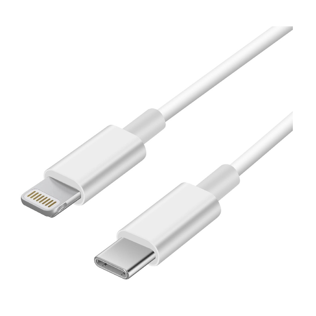 CABLE GENERICO IPHONE MQGJ2ZM/YS USB-C A LIGHTNING BLANCO