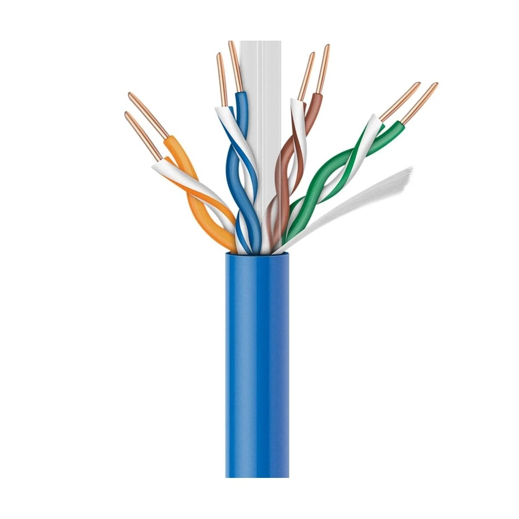 CABLE UTP LANTEK LTK6-488BL CAT6 AZUL METRO