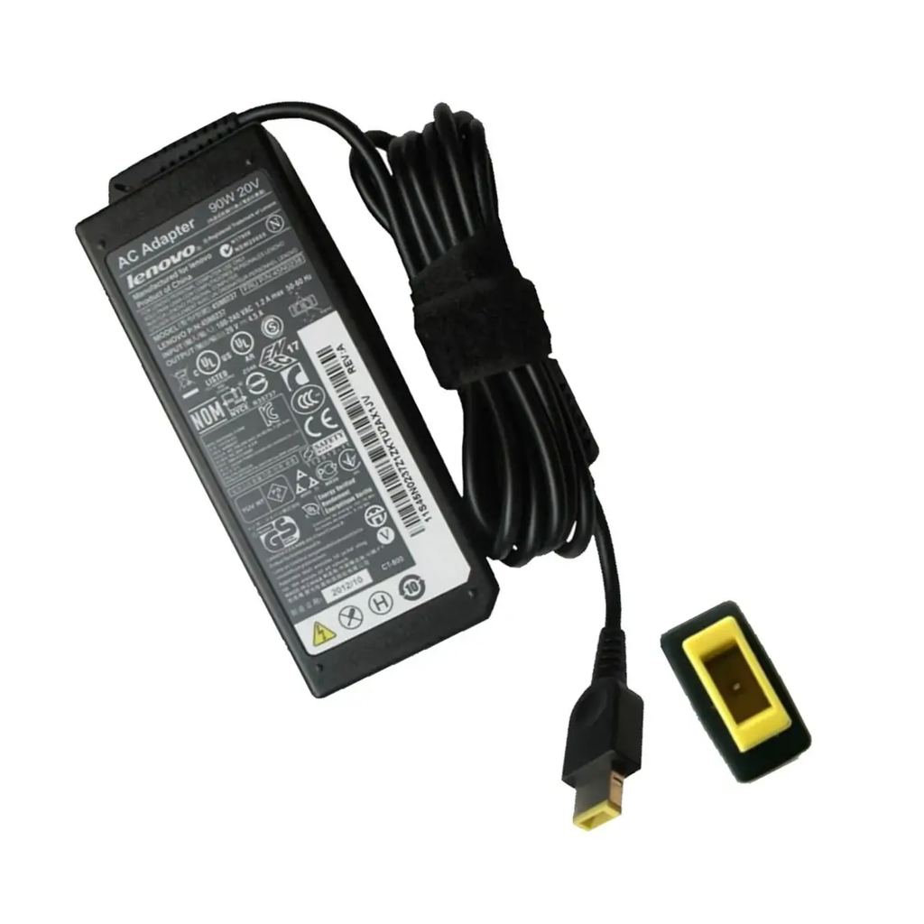 CARGADOR LENOVO 20V 3.25A 65W PUNTA RECTANGULAR