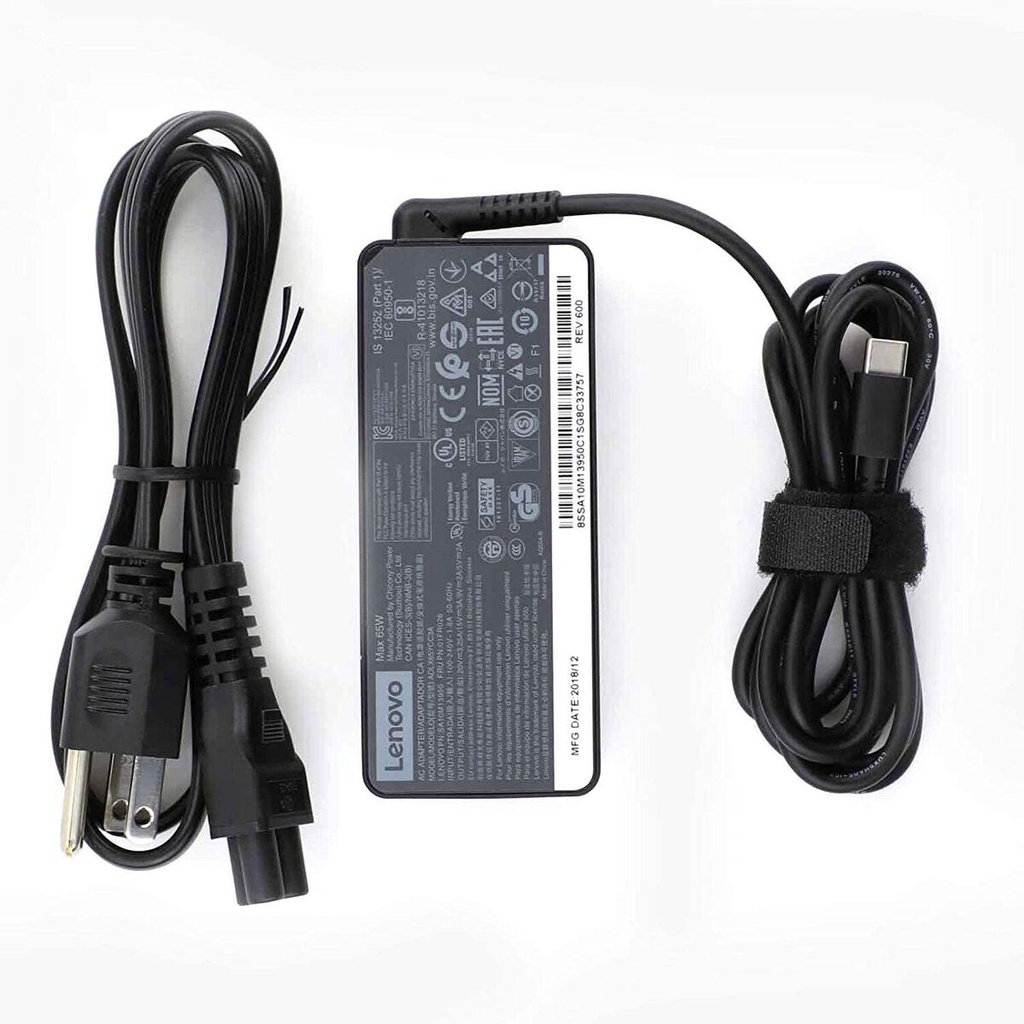 CARGADOR LENOVO 20V 3.25A 65W USB-C