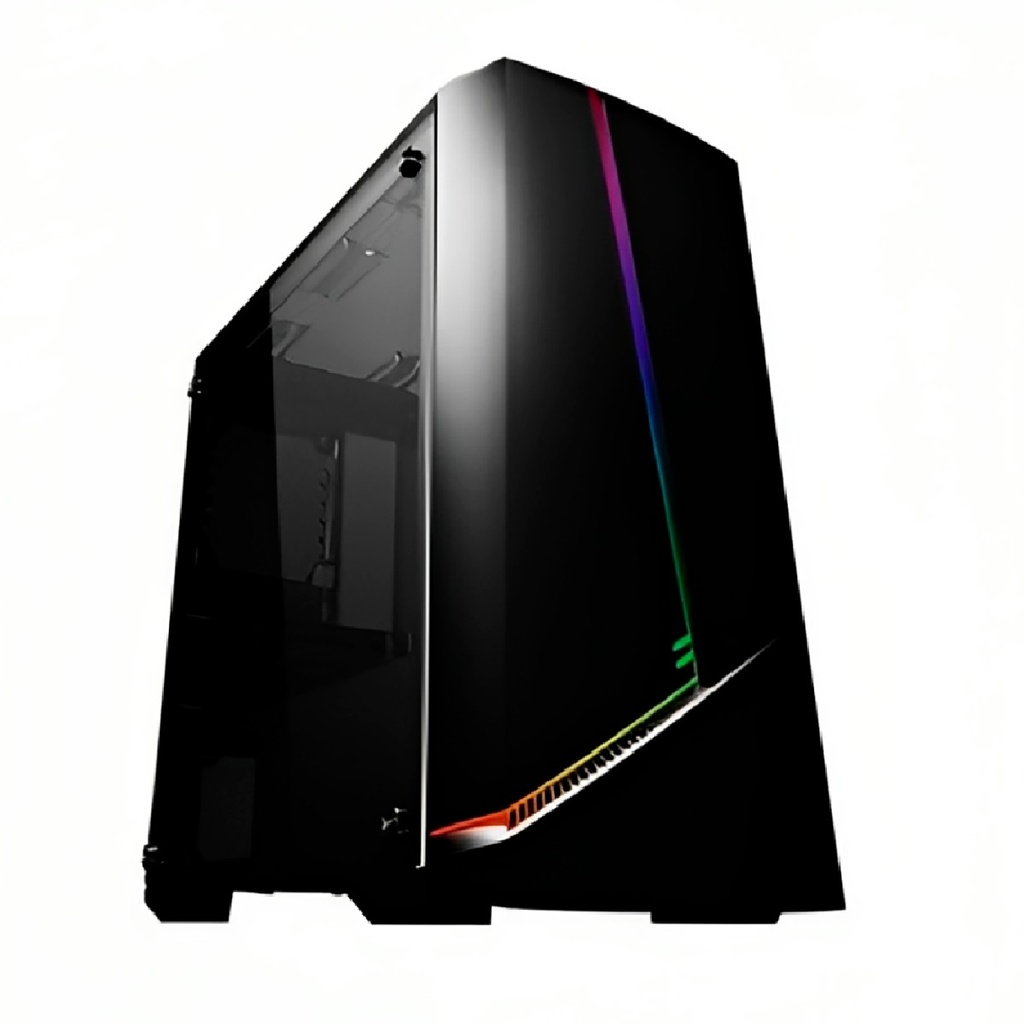 CASE EAGLE WARRIOR GLADIATOR MEDIATORRE TEMPERADO RGB SIN ABANICOS