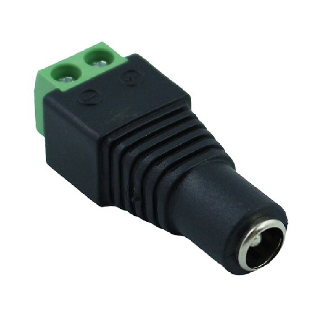 CONECTOR AC PARA CCTV TEKLINK TORNILLO HEMBRA