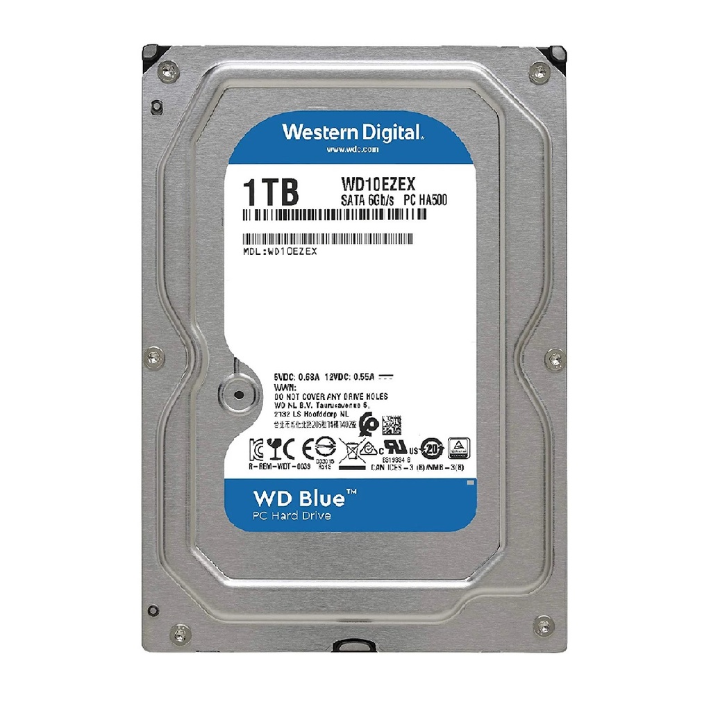 DISCO DURO 3.5" WD BLUE 1TB SATA 7200RPM