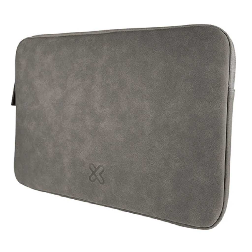 FUNDA KLIP XTREME KNS-220 15.6" GRIS SQUARESHIELD POLIESTER ACOLCHADO