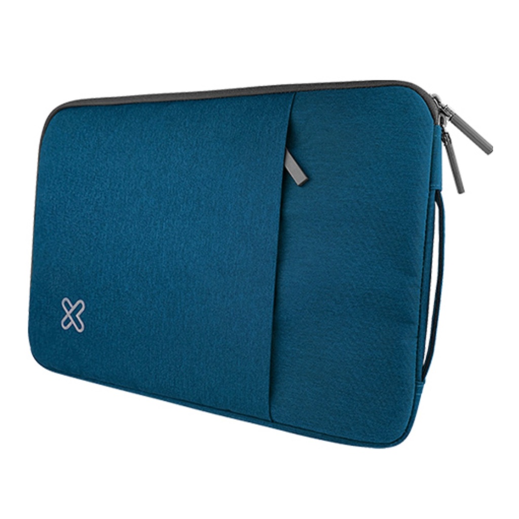 FUNDA KLIP XTREME KNS-420 15.6" SQUAREPRO AZUL POLIESTER ACOLCHADO