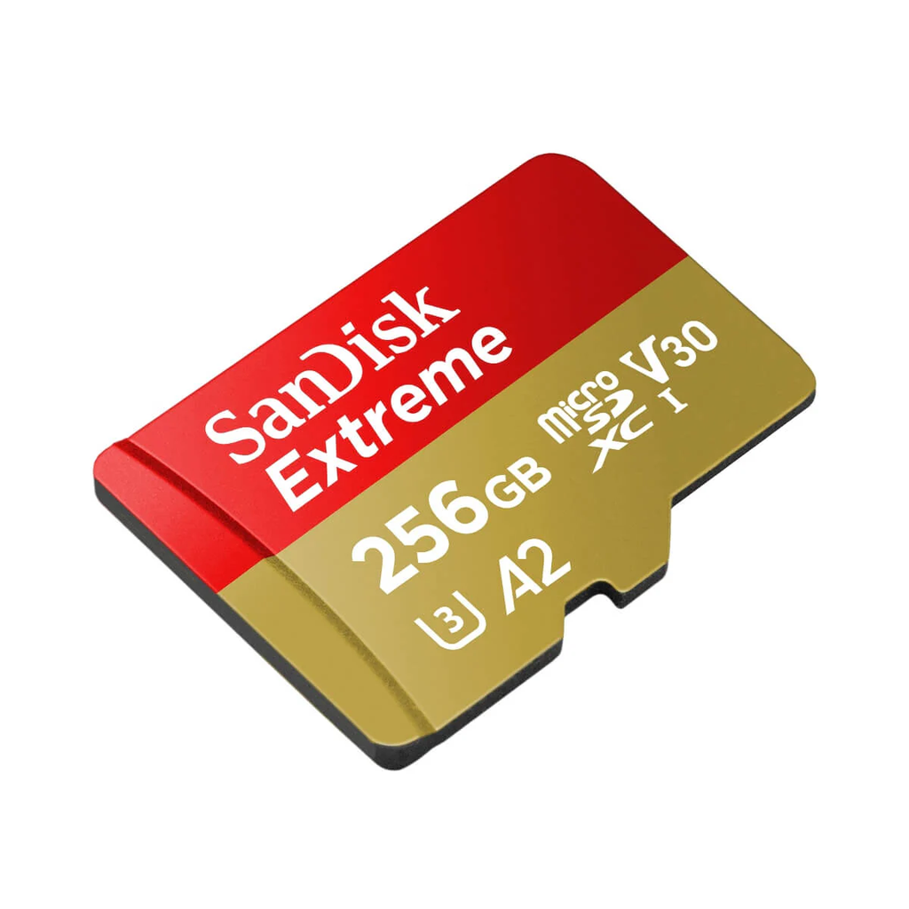 MEMORIA MICROSD SANDISK EXTREME 256GB UHS-I A2 190MB/S