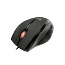 MOUSE KLIP XTREME KMO-104 EBONY USB-A 3 BOTONES 800DPI NEGRO