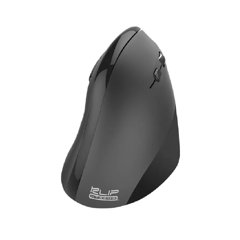 MOUSE KLIP XTREME KMW-390 EVER REST INALAMBRICO ERGONOMICO 6 BOTONES 800-1600DPI NEGRO