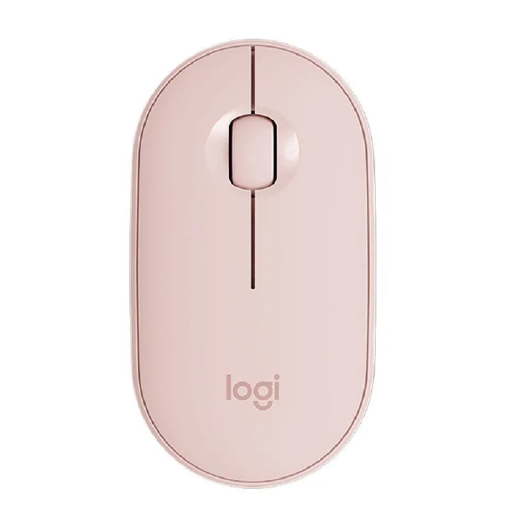 MOUSE LOGITECH M350 PEBBLE BLUETOOTH 3 BOTONES 1000DPI ORO ROSA