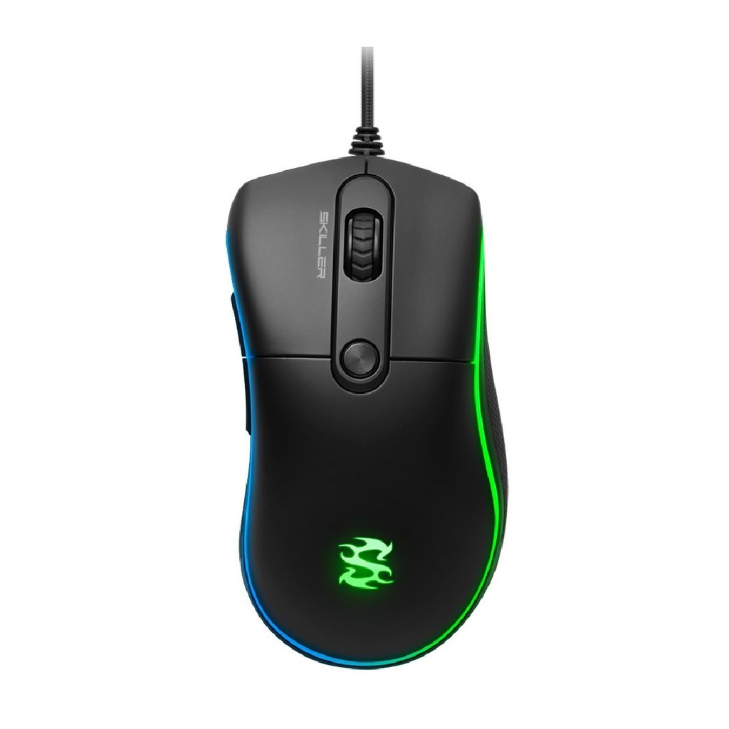 MOUSE SHARKOON SKILLER SGM2  6 BOTONES 6400DPI ARGB 1*USB-A