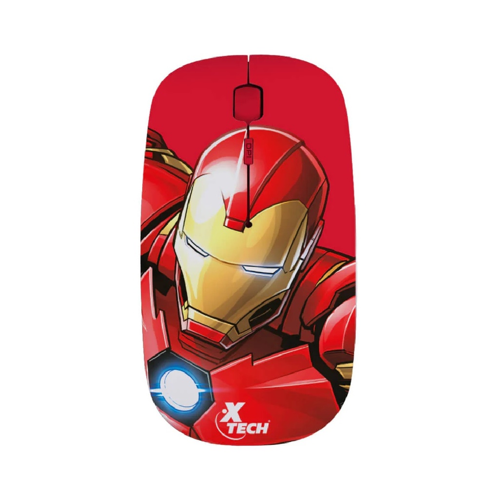 MOUSE XTECH XTM-M340IM USB 3 BOTONES 1000DPI MARVEL IRON MAN